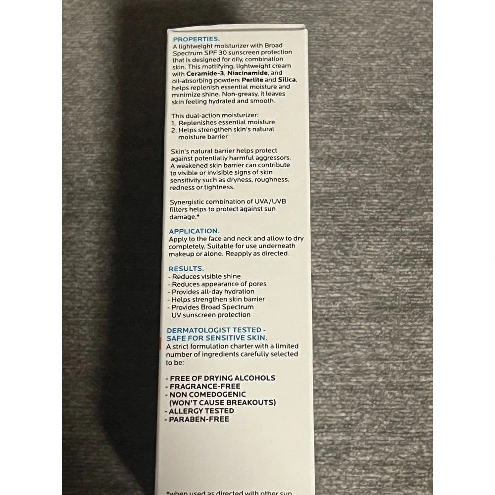 La Roche-Posay Toleriane Double Repair Matte Moisturizer UV SPF 30 100ml New